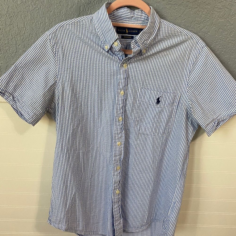 Ralph Lauren Blue Label Striped Button Up Shirt